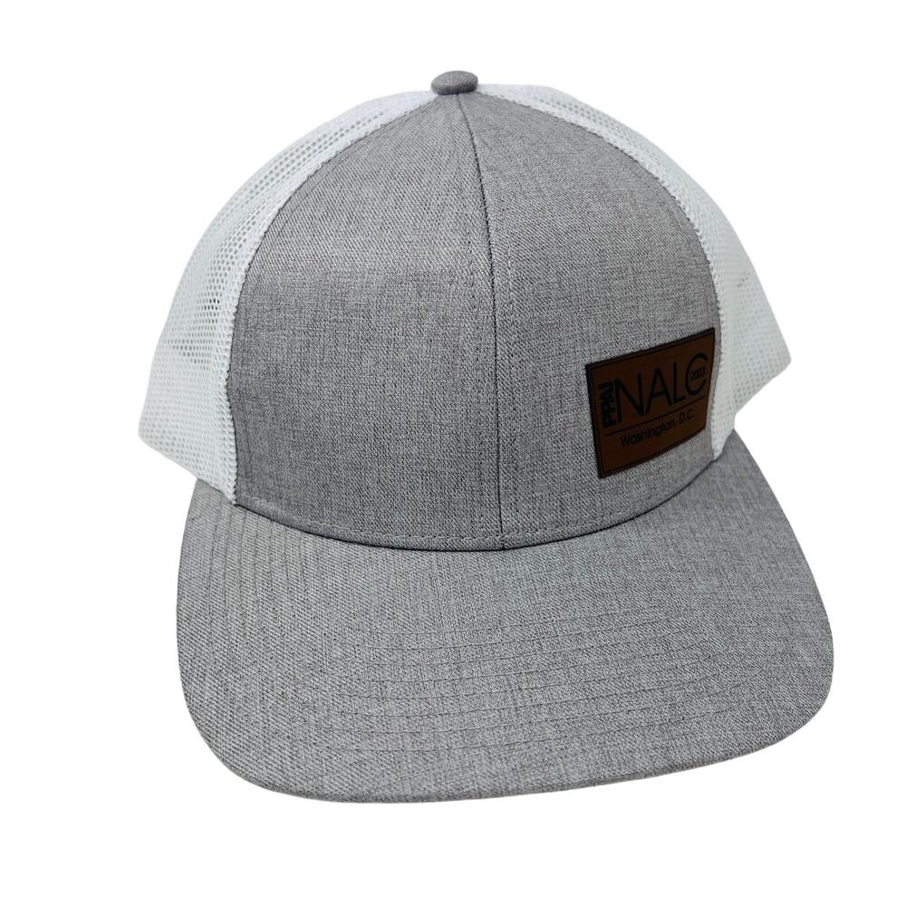 NALC Trucker Hat Cap Snapback White Mesh